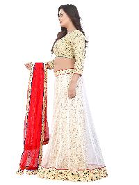 White Net Lehenga Choli