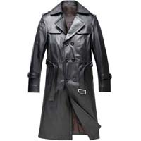 Leather Overcoat