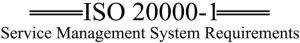 ISO 20000-1  Certification Services