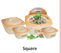 Square Plastic Hotpot casserole