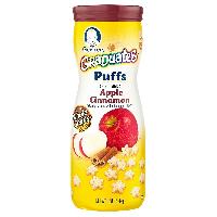 Gerber Graduates Puffs Cereal Snack Apple Cinnamon