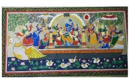 Nabakeli pattachitra Of Lord Krishna