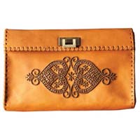 Womens Leather Clutch Bag