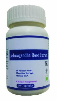 Hawaiian herbal ashwagandha root extract capsule