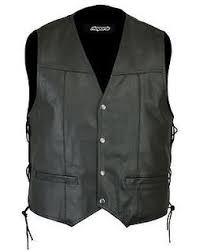 leather waist coat