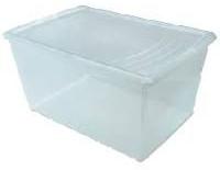 Clear plastic box