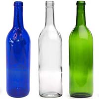 glass bottles