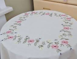 Computerized Embroidered Tablecloth