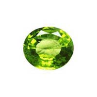 Peridot gemstone