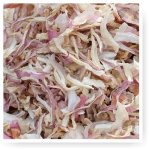 dehydrated pink onion kibbled