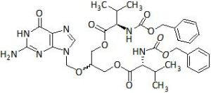 2-((2-amino-6-oxo-1,6-dihydro-9H-purin-9-yl)methoxy)propane-1,3-diyl (2R,2'R)-bis