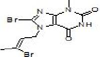 (Z)-8-bromo-7-(3-bromobut-2-en-1-yl) -3-methyl-1H-purine-2,6(3H,7H)-dione