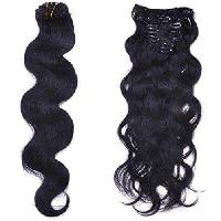 Clip in weft hair