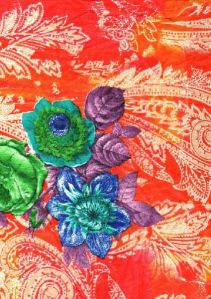 rayon printed fabric