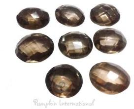 Smoky Quartz Round Briolette