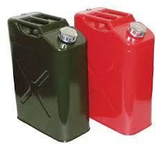 plastic jerrycans