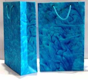 Blue Handmade Paper Bags