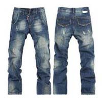 Mens Dark Blue Designer Jeans