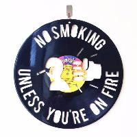No Smoking Unless You're On Fire Wall Sticker