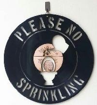 Please No Sprinkling Wall Sticker
