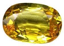 Yellow sapphire ring