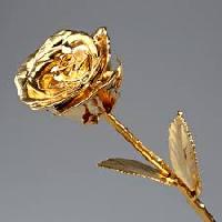 Real Natural Rose Dipped in Real 24k Gold