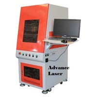 Green laser machine marking