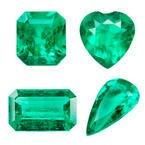 Heart Shaped Emerald Stones