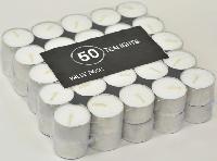 White Set Of 50  Wax Tea Light