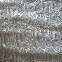 Embroidered Nylon Net Fabric