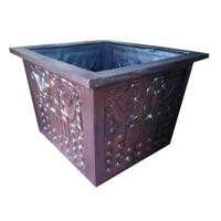 Fiberglass carve planter