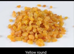 Round Yellow Raisins