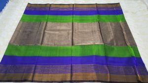 Uppada center Tissue Pure Silk Sarees