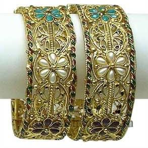 Kundan Bangle (ve-150656)