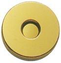 Magnetic button brassed