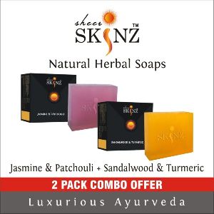 Herbal Soaps Jasmine-Patchouli & Sandalwood-Turmeric