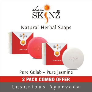 HERBAL SOAPS PURE JASMINE WITH PURE GULAB