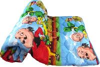Motu Patlu Cartoon Print  Single Bed Quilt
