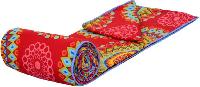 Red Floral Print  Soft and Warm Micro Single Bed Blanket