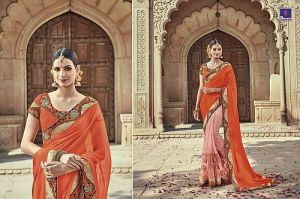 Aakruti Vol-3 Georgette Embroidery Work Saree