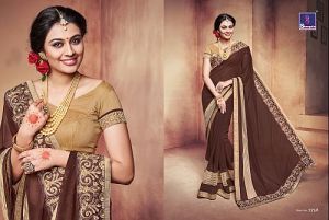 Celebration Georgette Embroidery Work Saree