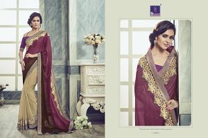 Fairy Vol-3 georgette Embroidery Work Saree