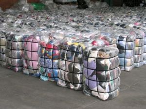 baled used clothing