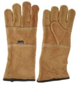 Double Palm Leather Gloves (Brown)