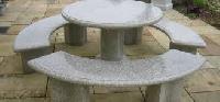 stone garden table