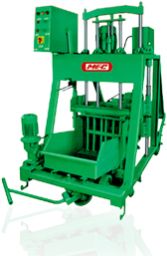 hydraulic concrete block machine