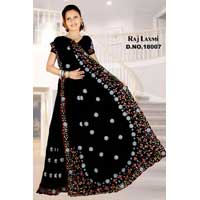 Raj Laxmi D. No. 18007 Embroidered Sarees