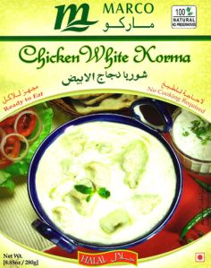 white korma