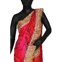 designer bandhani sarees