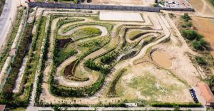 atv flat track setup